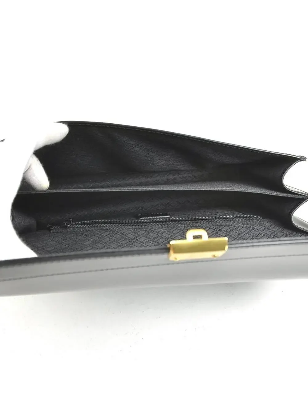 Auth Dunhill Clutch Bag Black #308764D89B